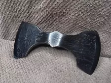 Viking Style Axe Head Viking Etchings Please See Pictures For Details