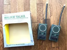 Playtime Vintage Military Style Set of 2 Walkie Talkies