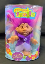 Good Luck Trolls By DAM 2005 Purple Doll Toy Figure (New)