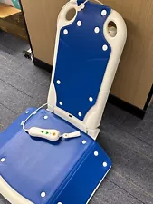 Electric Chair Lift, Floor Lift,Adjustable Height, Blue,300 lbs