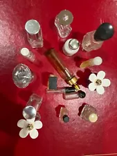 Miniature Mini Perfume Bottles Lot of Various Brands Empty/ dried up