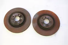 2008-2015 INFINITI G37 Q50 NISSAN 370Z FRONT AKEBONO BRAKE ROTORS PAIR Y053