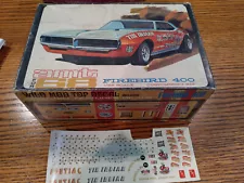 ORIGINAL AMT 1968 FIREBIRD 400 BOX/DECALS ONLY- 5768 ANNUAL