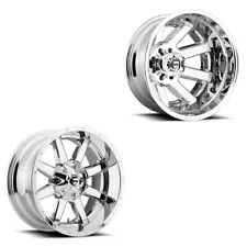 17x9 Fuel D536 Maverick Ch GM/DODGE DUALLY SUPER SINGLE Wheels 8x6.5 Set of 4