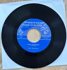 INSANE PREVIEW SONG-POEM: TERRI WELLS - MY DOLL JANE / GENE MARSHALL - HELEN 45