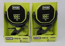 2 NEW RYOBI PCL615 18V ONE+ VERSE Clamp Bluetooth Speakers Wireless (TOOL ONLY)