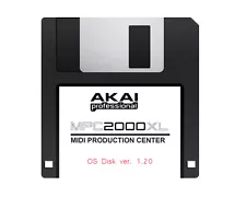 Akai MPC 2000XL OS Ver. 1.20 or 1.14 Operating System Floppy Disk