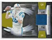 Peyton Manning 2009 Panini Prestigious Pros Jersey Patch Gold #d 22/50