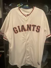 Vintage San Francisco Giants Barry Bonds Authentic Majestic Sewn Jersey Size 2XL