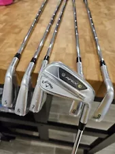 NEW Callaway Apex Pro 24 Iron Set 5-Pw, Stiff Dynamic Gold Mid 115