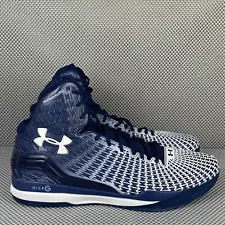 Under Armour Micro G Clutch Fit Drive Basketball Sneaker Mens 18 Blue High Top