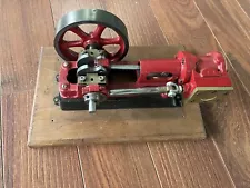 Miniature Antique Steam Driven Piston Machine Locomotive Steam Engine