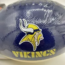 VINTAGE 1998 NFL Minnesota Vikings Nerf Turbo Football & Kicking Tee Sealed