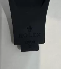 New Authentic ROLEX Dayonta Oysterflex Black Rubber Strap Size E 350501