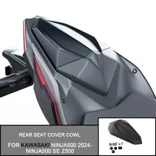 Seat Cover for Kawasaki NINJA500 2024- NINJA500 SE Z500 Passenger Rear Passenger (For: Kawasaki Ninja 500)