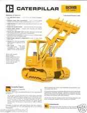 Equipment Brochure - Caterpillar - 931B LGP Tractor Crawler Loader c1979 (E1757)