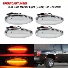 Fit For 01-14 Chevy Silverado 2500HD 3500HD Dually Bed Fender Side Marker Lights