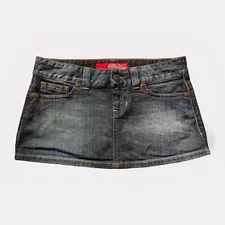 Guess Denim Mini Skirt Size 28, Vintage