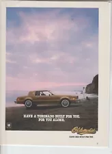 Original 1980 Oldsmobile Toronado Magazine Ad "Have a Toronado Built for You"