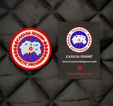 (2-Pack) Iron On / Sew On 2.5” Canada Goose Replacement Patch / Black Label Tag