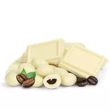 White Chocolate Covered Espresso Beans - by It's Delish, 3 Lbs | Coffee Snack