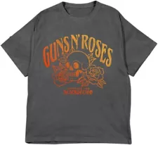 New: GUNS N' ROSES - Appetite For Destruction Charcoal Men's T-Shirt XXL