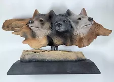 Rick Cain Statue 'Tales of Old' Wolf Artist Proof # 70 Limited Edition 2003