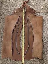 New Listing Suede Leather Horse Riding Chaps Buckle And Zip Up