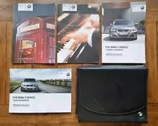 BMW 3 SERIES E90 & E91 (2008 - 2011) Owners Manual / Handbook + Case / Wallet #2