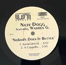 WESTSIDE US PROMO NATE DOGG / WARREN G NOBODY DOES IT BETTER Not For Sale Demo