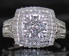 Diamond Ring Cushion Cut 1.00 CT Diamond Designer Ring