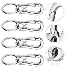 5 Pcs Keychain for Men Fine Details Chains Quick Release Simple Portable