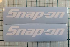 (2) Snap-on Tools Vinyl Decal Car Truck Bumper Window Toolbox Laptop 5.5" wide