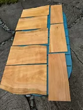 Reclaimed Hawaiian Cypress Wood 8@13.5”x5-8.5”x4mm