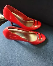 Shoes for. Women high heel color red Size 7.5 elegant stile