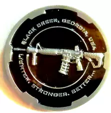 Daniel Defense Challenge Coin 15+ Years Lighter Better Stronger BLK CREEK GA USA