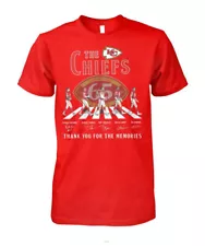 Hot Sale! The Kansas City Chiefs NFL Thank You For The Memories T-Shirt S-5XL