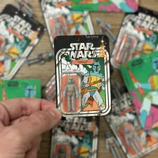 Star Wars Micro Vintage: [CARDED] Boba Fett Holiday Special Limited Edition