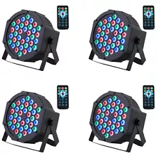 4PCS DJ Disco Party Stage Light 36LED RGB DMX Beam Lights KTV Show PAR Lighting