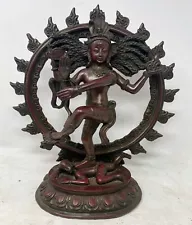 Shiva Nataraj/Nataraja Resin Statue: Nepal Hinduism Hindu murti large