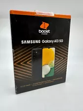 New/Sealed - Boost Mobile Samsung Galaxy A13 5G 64GB Black Prepaid Smartphone