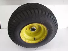 1 JOHN DEERE 400 420 430 1" AXLE EXTRA WIDE FRONT RIM WHEEL and Tire