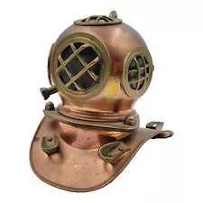 Copper Brass Scuba Deep Sea Diving Helmet Replica Steampunk Marine Decor