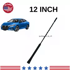 12" Short Black Replacement Antenna Mast AM/FM For NISSAN SENTRA 1987-2006 (For: 1989 Nissan Sentra)