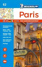 Paris by Arrondissements (Districts) Pocket Atlas, Map # 62, by Michelin