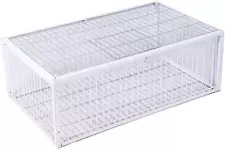 Big Foldable Galvanised Pigeon Dove Bird Trap Cage Feral Pigeon Humane Way