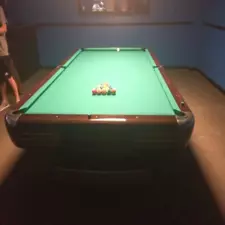 1945 brunswick anniversary edition 10ft pool table