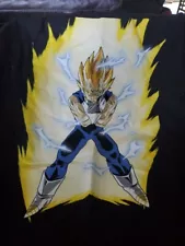 Dragon Ball Z "ANIME" Unisex T-Shirt Black Size Medium Double-Sided