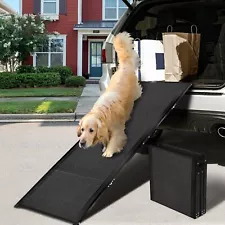 71”L*19.7”W Extra Wide & Long Dog Ramp for Car Truck SUV, Portable Folding Pe...