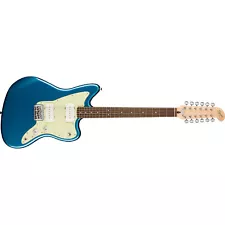 Squier Paranormal Jazzmaster XII 12-String Guitar, Lake Placid Blue